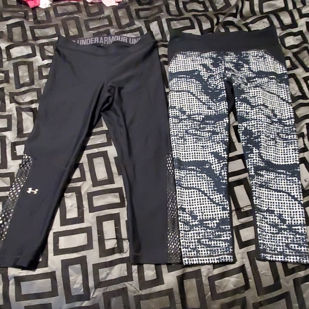 Under armour compression capris